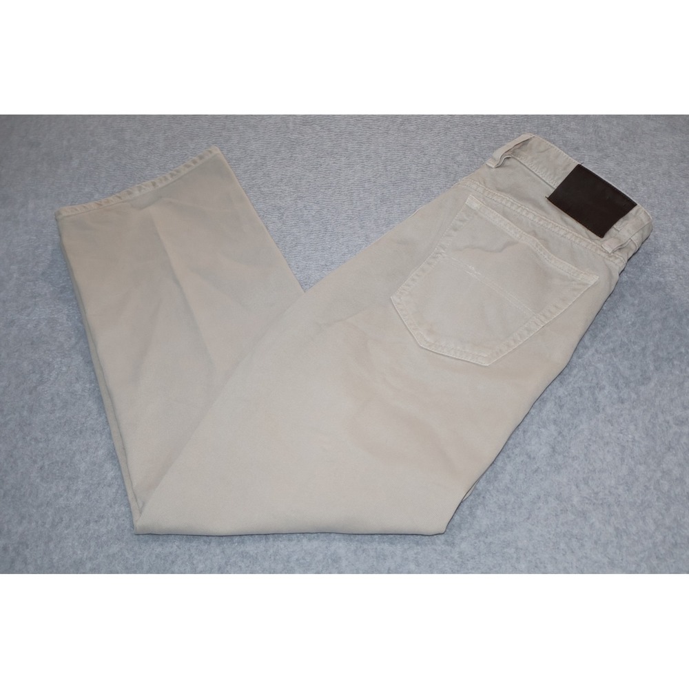 Orvis Jeans Men 32x30 Tan Cotton Straight Leg Casual Denim **
